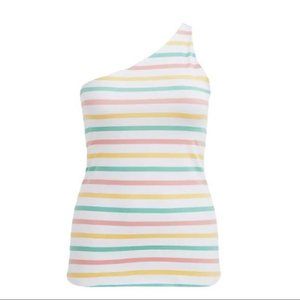 ~*TORRID Multi-Stripe 1Shoulder Tank Top 4X